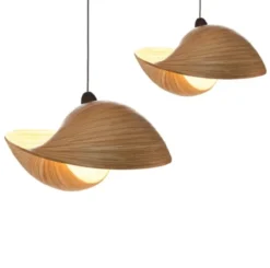 Hanglamp Shell bamboo 70 cm
