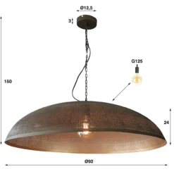 Hanglamp Space 90 Brons