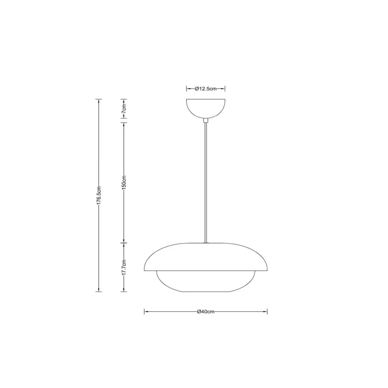 Hanglamp Younes Ø40 cm beige