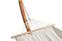 Hangmat Freeke beige met standaard