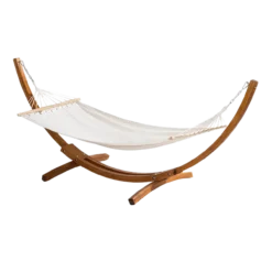Hangmat Freeke beige met standaard