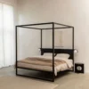 Hemelbed bedframe °02 | Zwart 180 x 200 cm