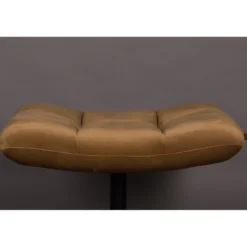 Hocker bar velvet golden brown