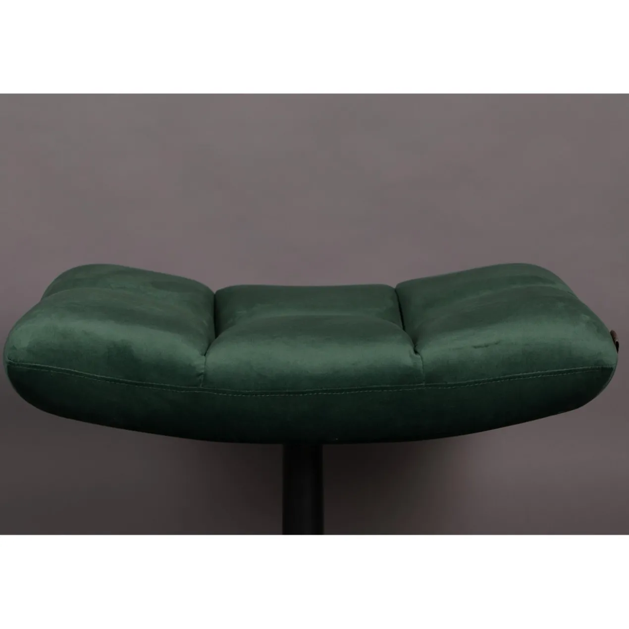 Hocker bar velvet green