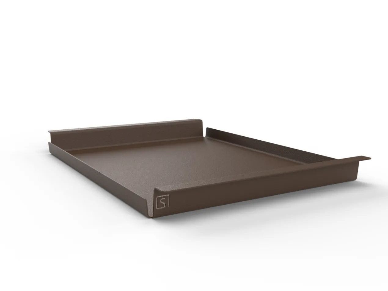 Hocker Dienblad Large - Flip Tray - Bruin