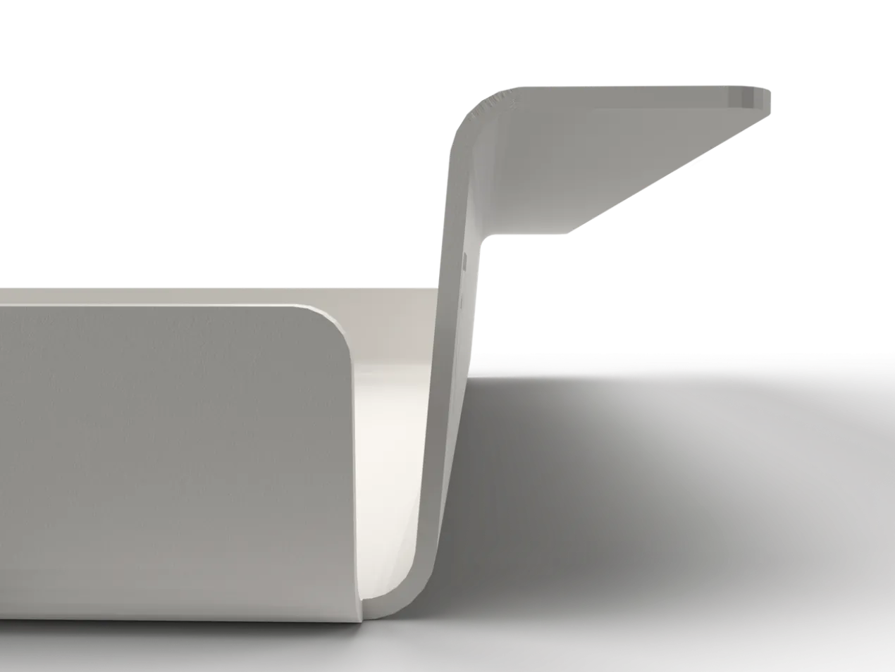 Hocker Dienblad Large - Flip Tray - Wit