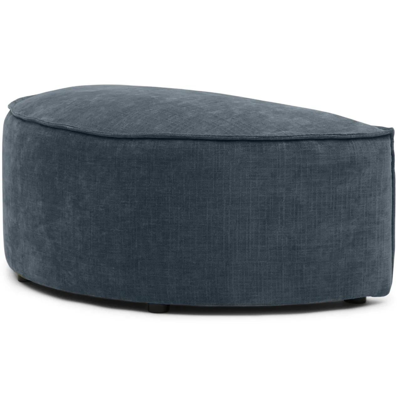 Hocker halfrond Segment be cotton blue