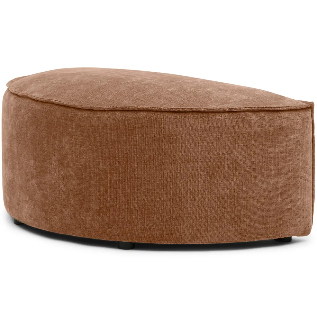 Hocker halfrond Segment be cotton copper