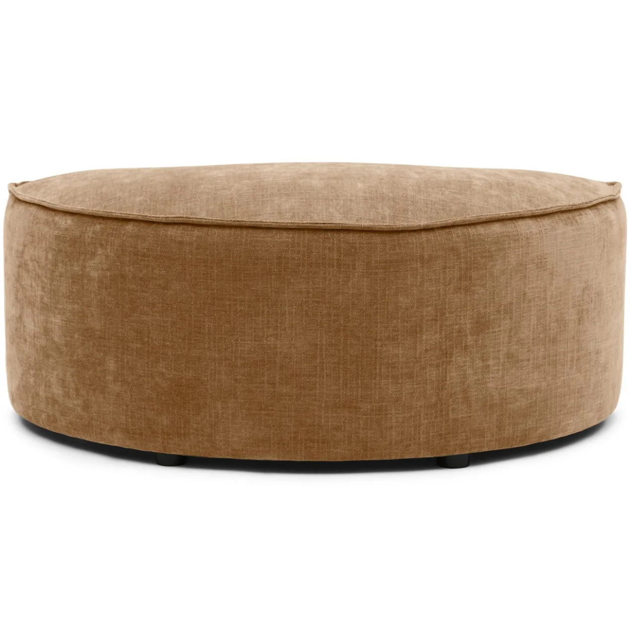 Hocker halfrond Segment be cotton ocher