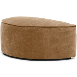 Hocker halfrond Segment be cotton ocher