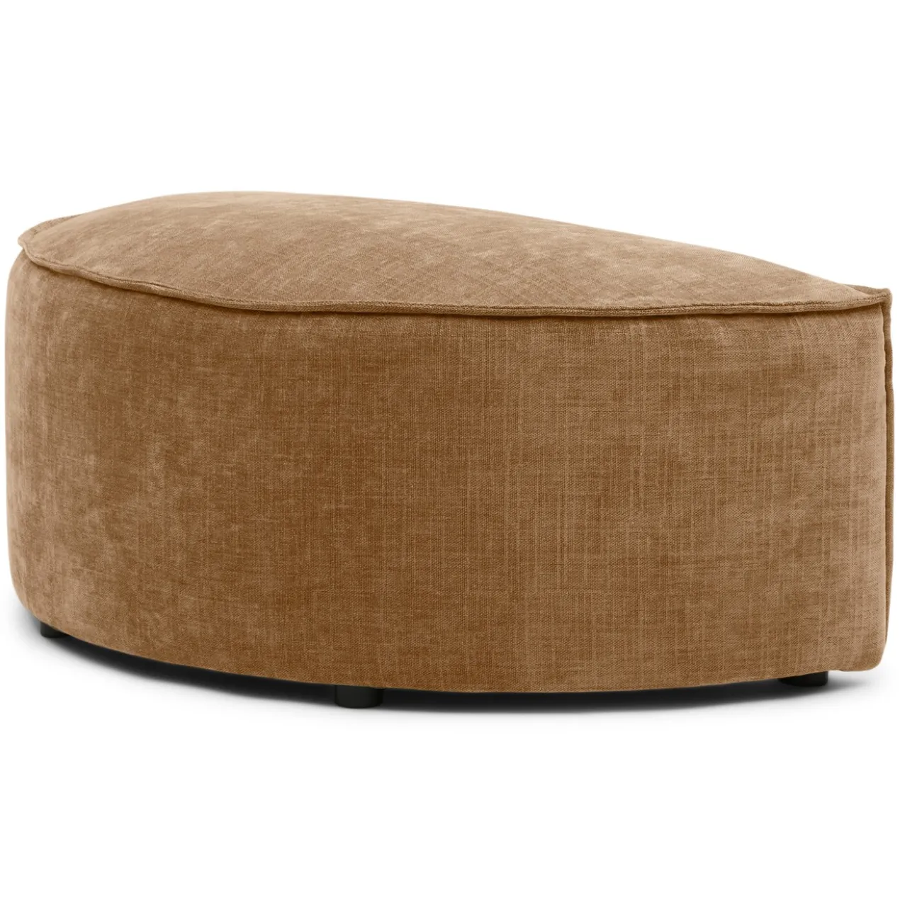 Hocker halfrond Segment be cotton ocher