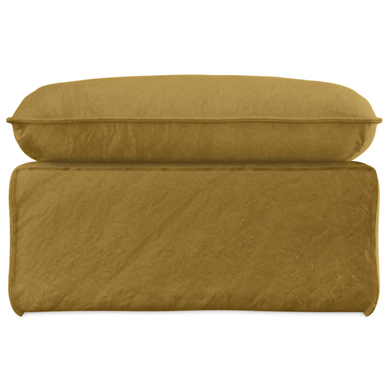 Hocker Nomad linnen burnt ochre