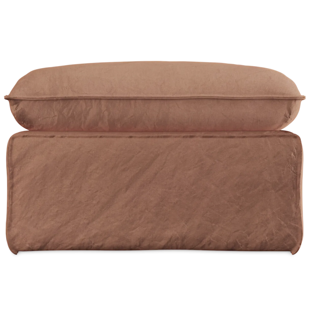 Hocker Nomad linnen dusty rose