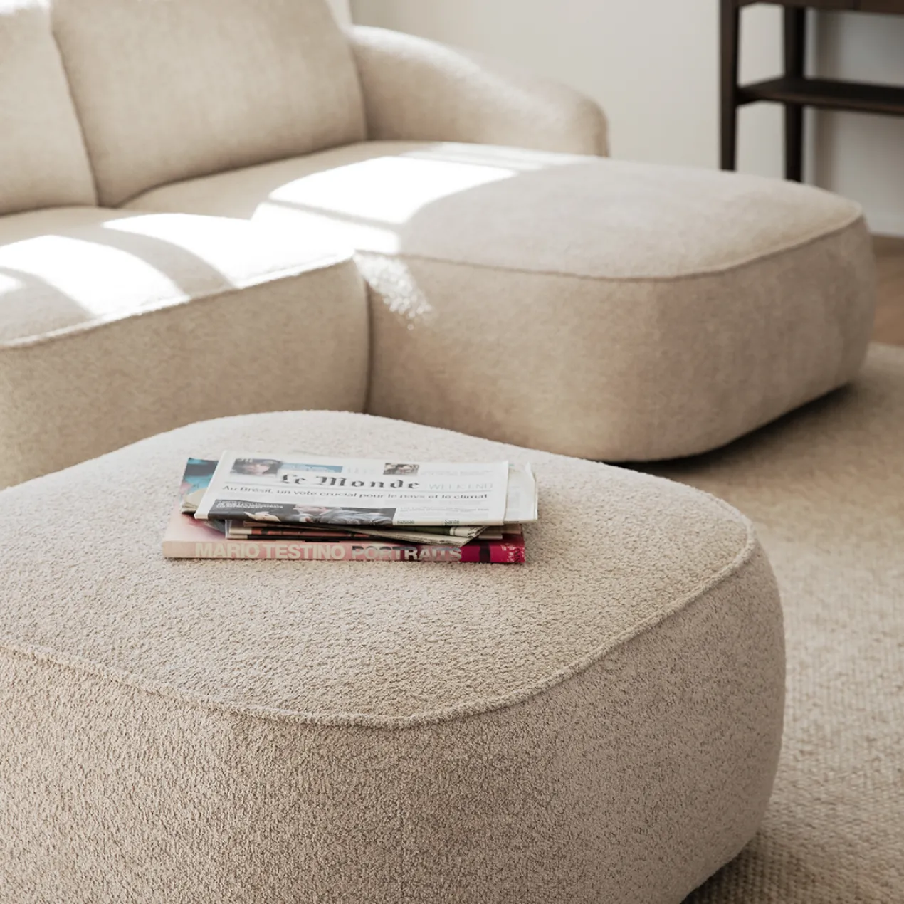 Hocker Norris Beige