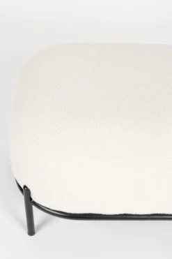 Hocker Polly Teddy wit