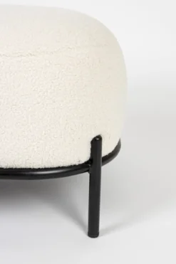 Hocker Polly Teddy wit