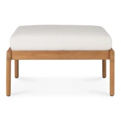 Hocker Teak Jack outdoor off white