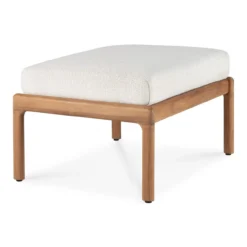 Hocker Teak Jack outdoor off white