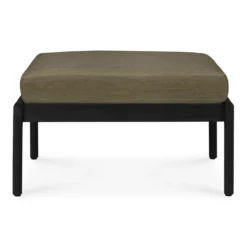 Hocker Teak Jack outdoor zwart green
