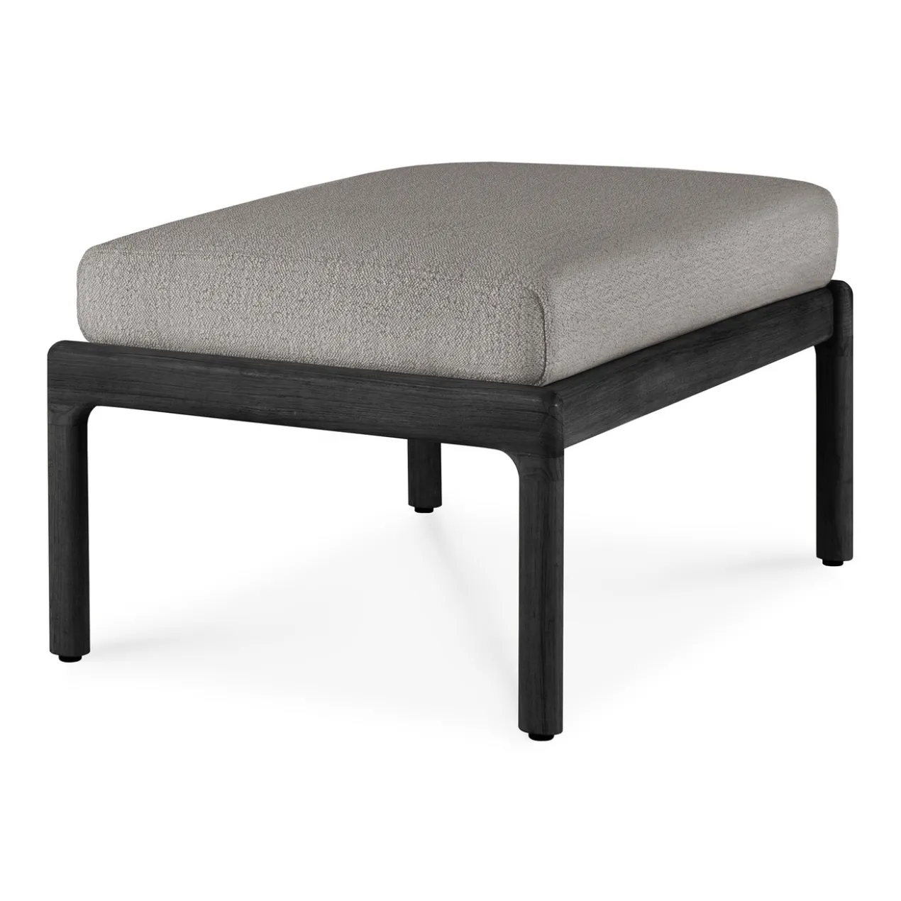 Hocker Teak Jack zwart mocha