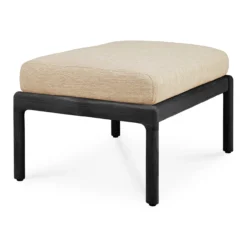 Hocker Teak Jack zwart naturel