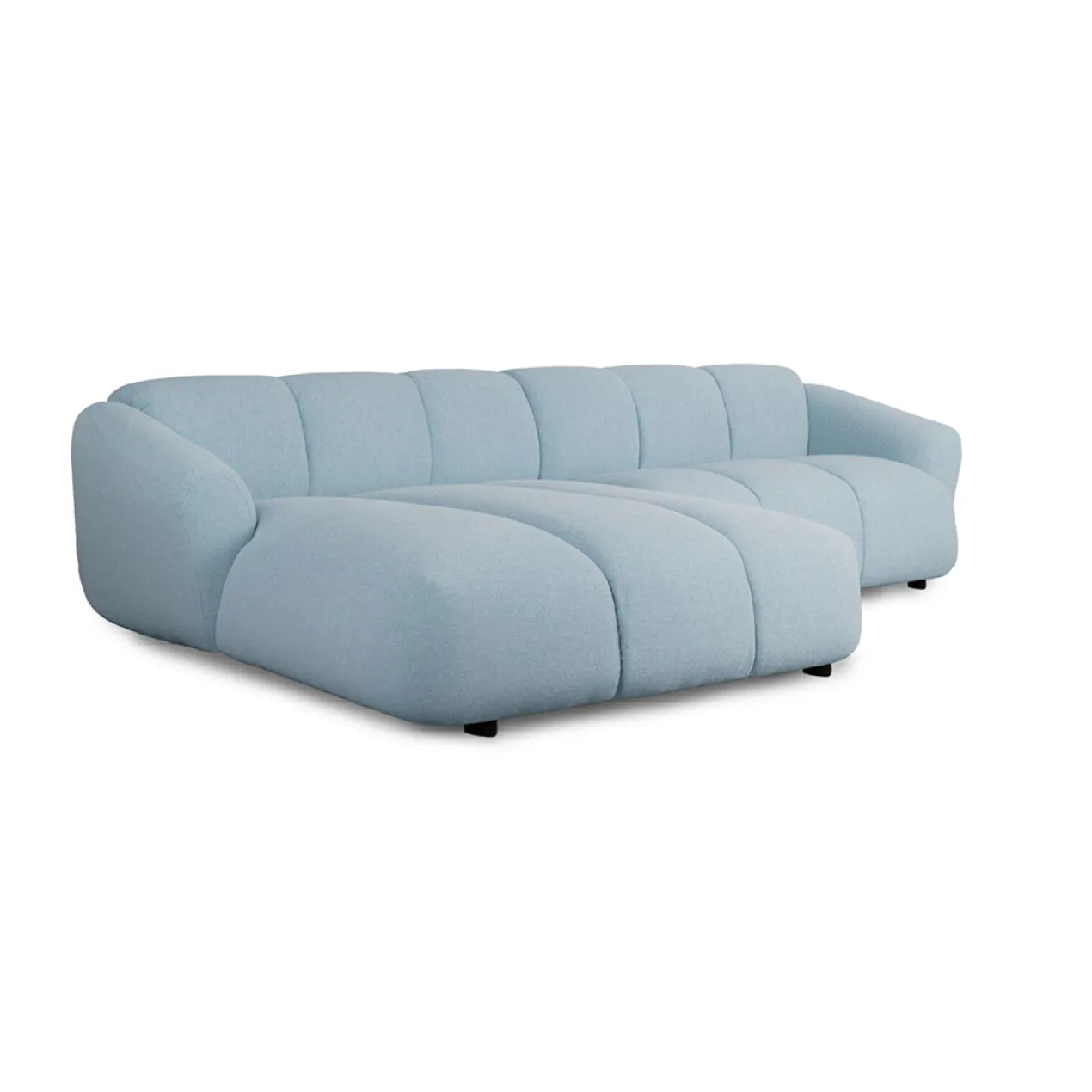 Hoekbank Bollo divan links lake blue