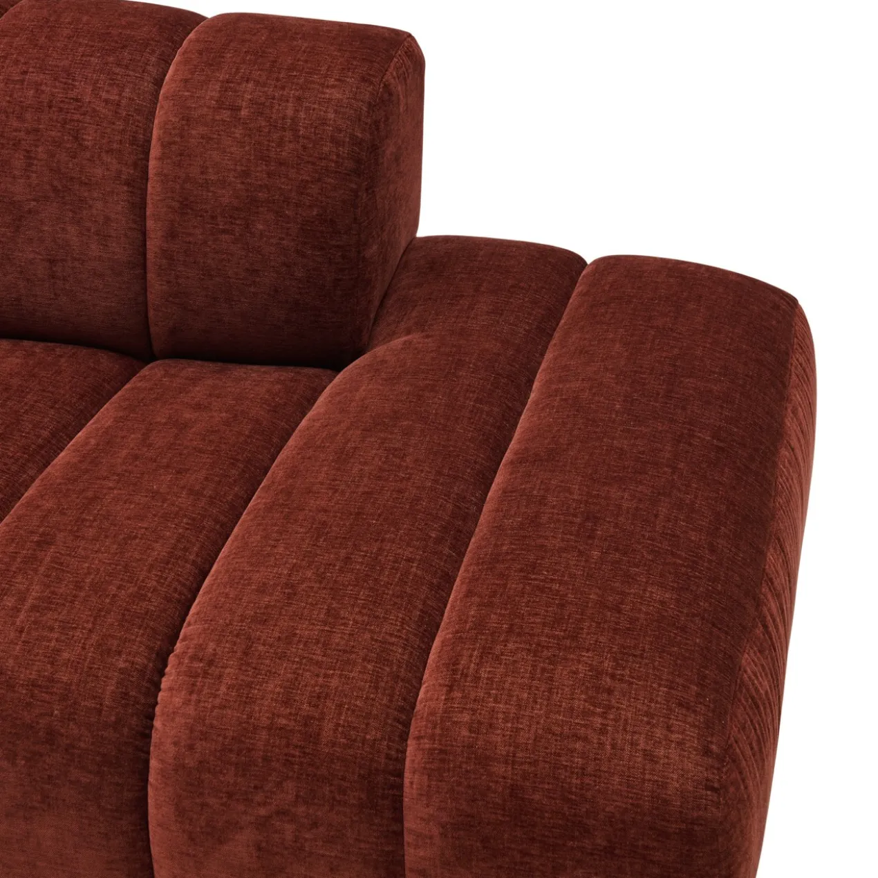 Hoekbank Dolce S home burgundy links
