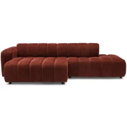 Hoekbank Dolce S home burgundy links