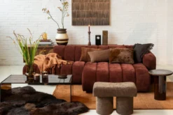 Hoekbank Dolce S home burgundy rechts