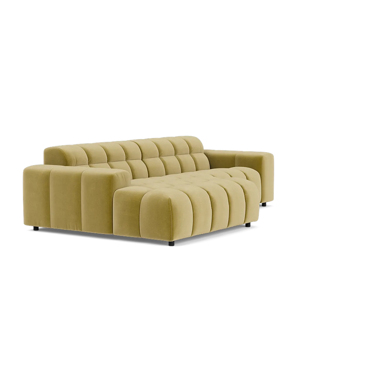 Hoekbank Dot divan links royal pistachio