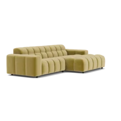 Hoekbank Dot divan rechts royal pistachio