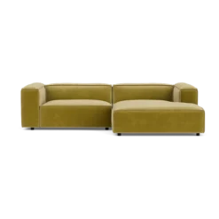 Hoekbank Dunbar divan rechts royal pistachio