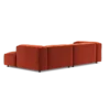 Hoekbank Dunbar divan rechts royal Saffron