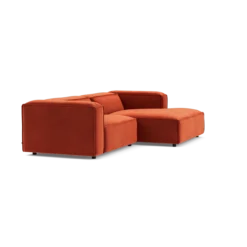 Hoekbank Dunbar divan rechts royal Saffron