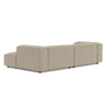Hoekbank Dunbar divan rechts soil naturel
