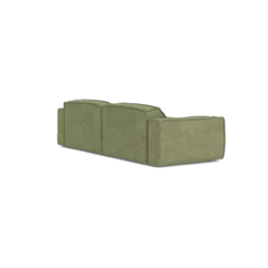Hoekbank Edge divan rechts cube lichtgroen