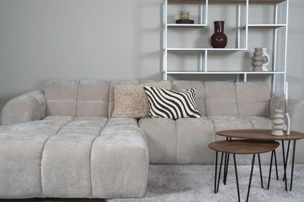 Hoekbank Emma la vie 170 beige rechts