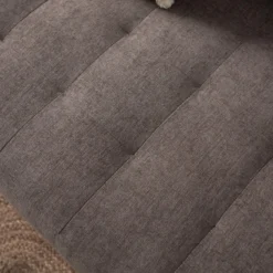 Hoekbank Evora taupe chaise longue rechts