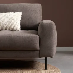 Hoekbank Evora taupe chaise longue links