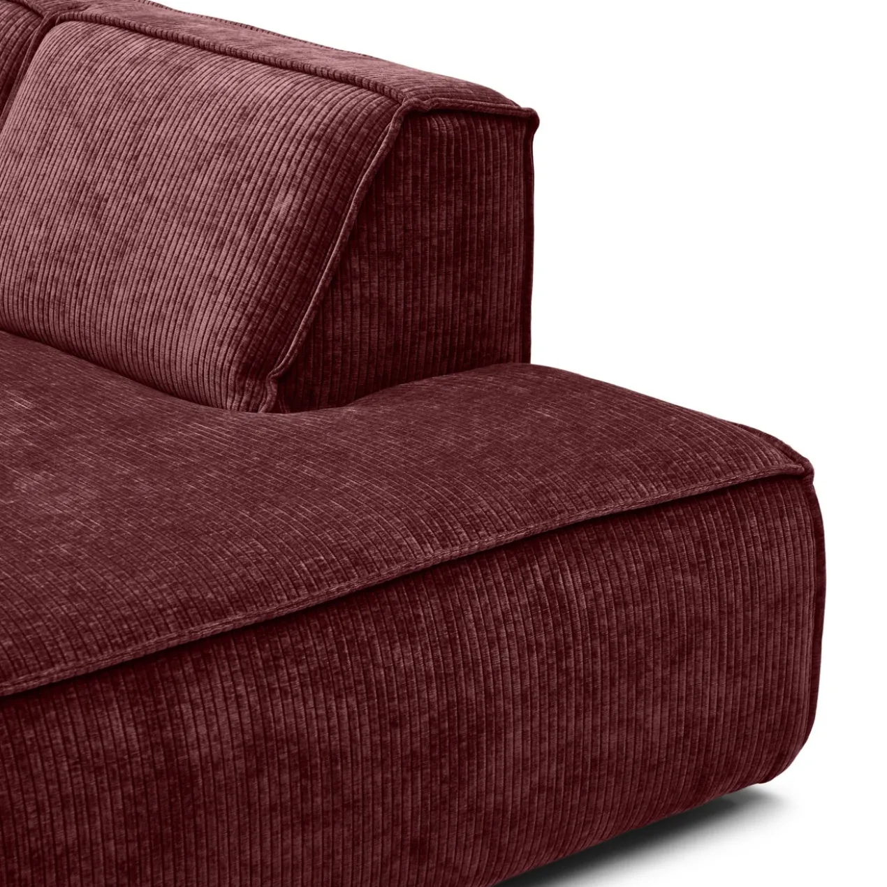 Hoekbank Floyd racer winered rechts