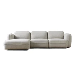 Hoekbank Lino beige chaise longue links