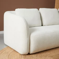 Hoekbank Liora beige chaise longue rechts