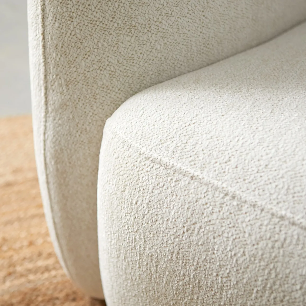 Hoekbank Liora beige chaise longue rechts