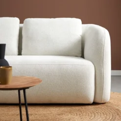 Hoekbank Liora beige chaise longue links