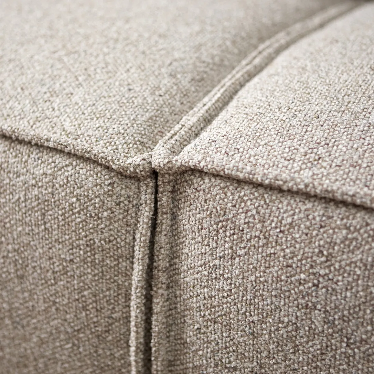 Hoekbank Livento beige chaise longue rechts