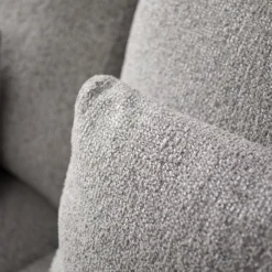 Hoekbank Lusaro lichtgrijs chaise longue rechts