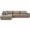 Hoekbank Lusaro taupe ottoman links