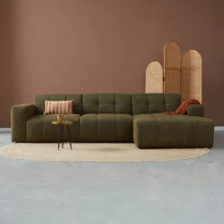 Hoekbank Nova Groen Chaise Longue rechts