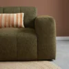 Hoekbank Nova groen chaise longue links
