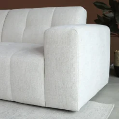 Hoekbank Nova off-white chaise longue links